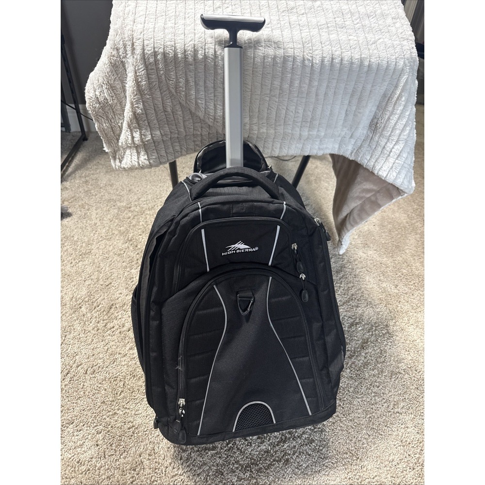 High Sierra 20"‎ Freewheel Wheeled Backpack W/Telescoping Handle Travel School